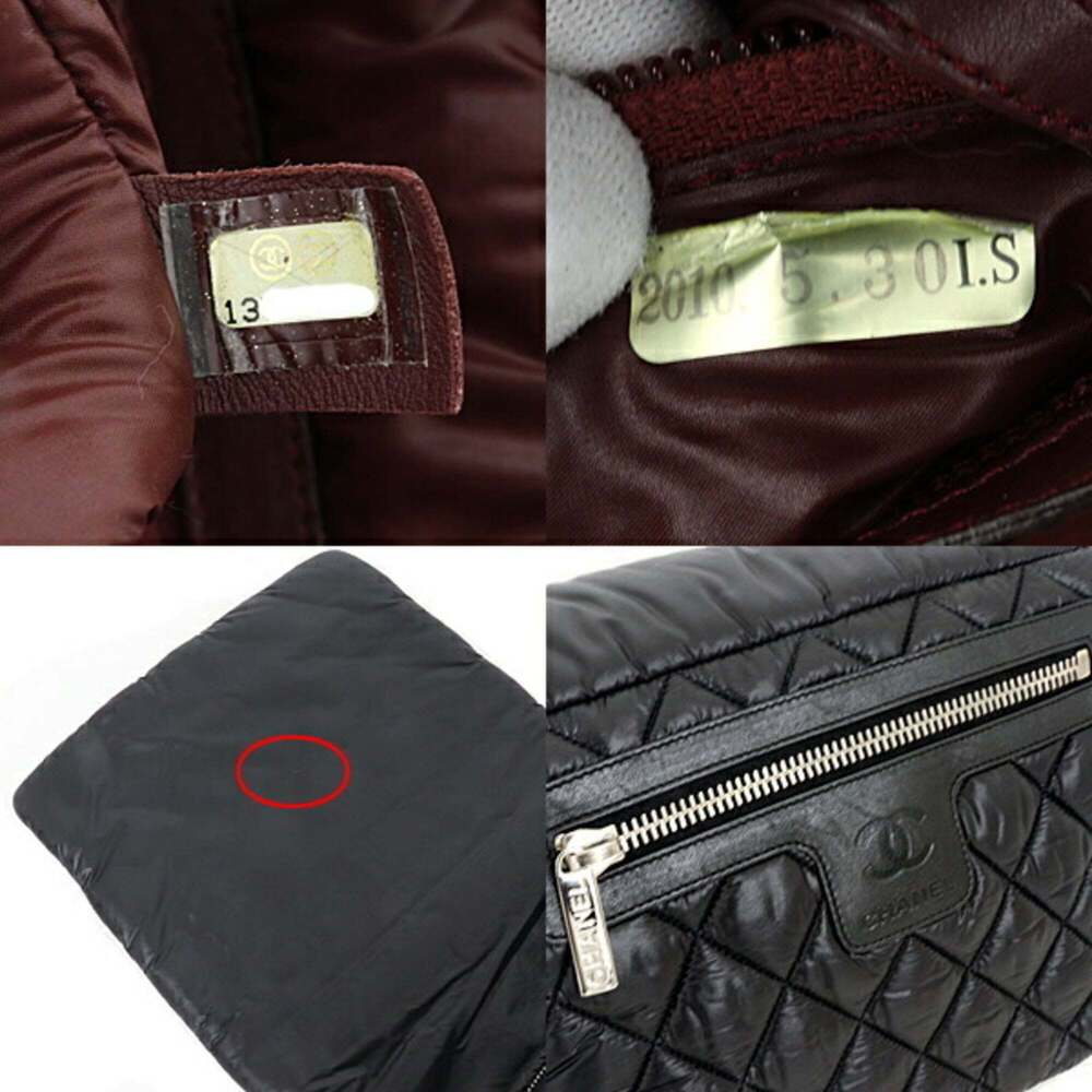 CHANEL Black Leather Shoulder Bag - Picture 5 of 6